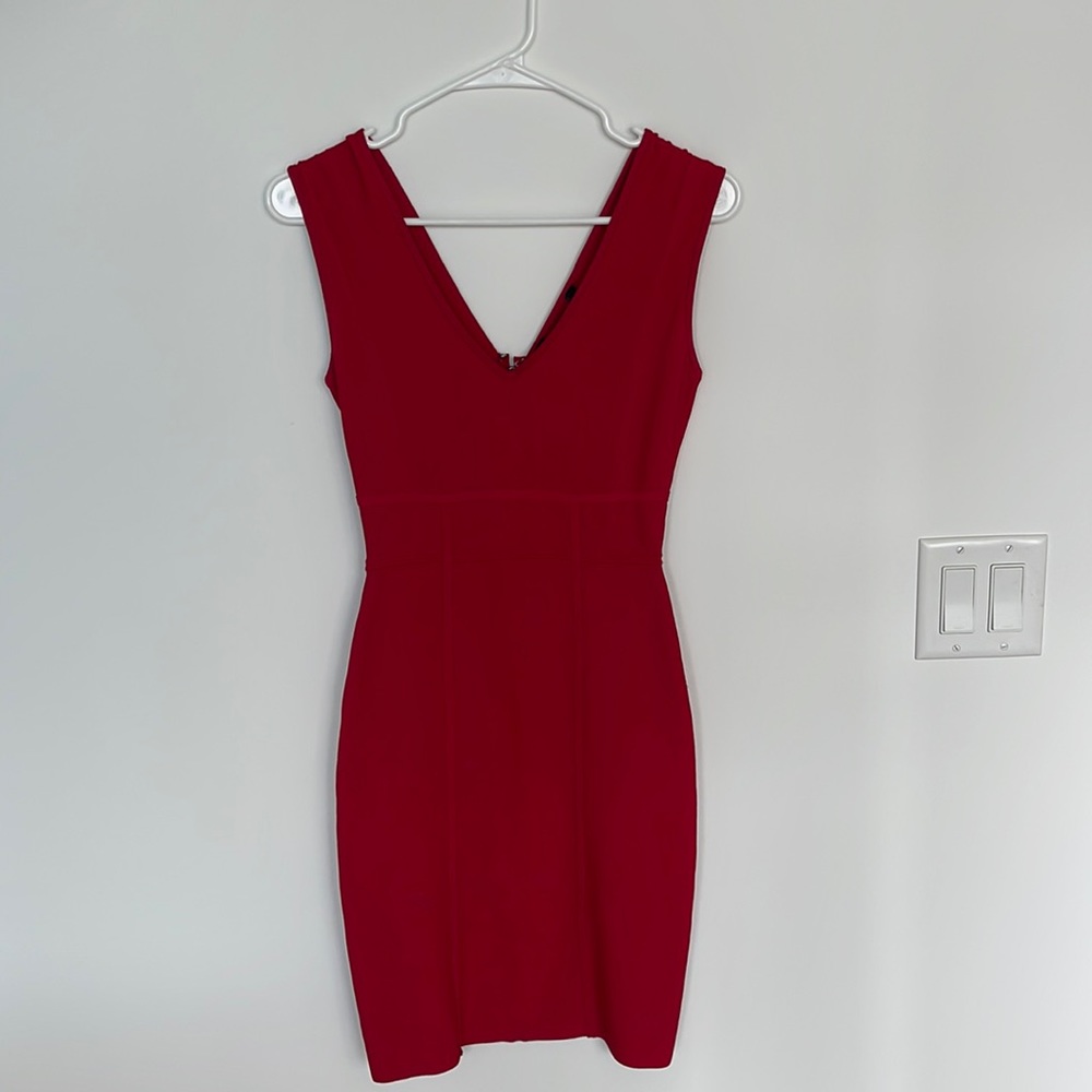 Red BCBG Bodycon Dress